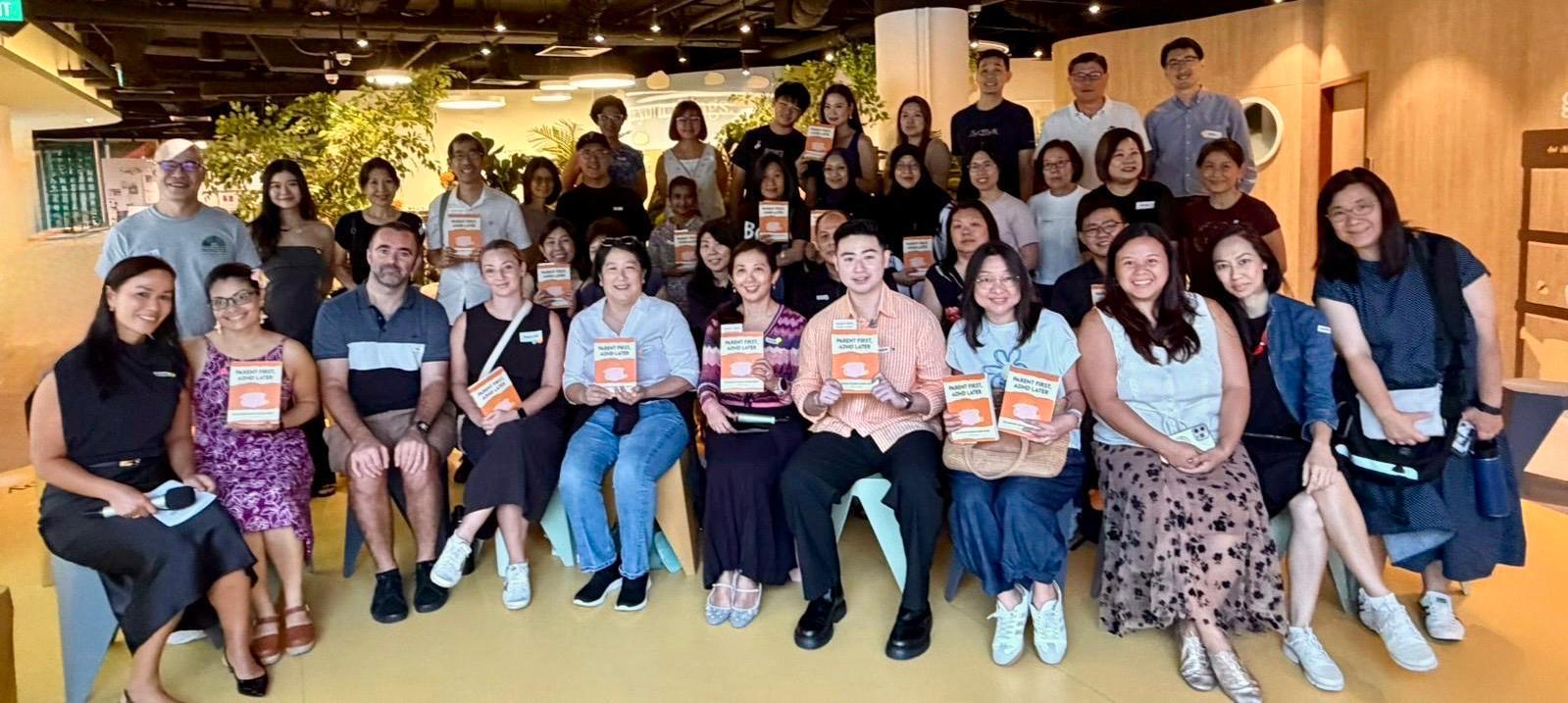 Parent First ADHD Later book sharing session — parents gathered